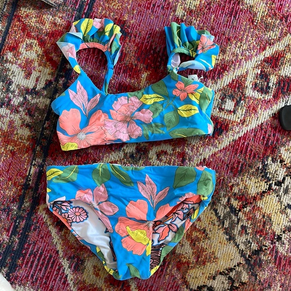 Maaji Swim Maaji Girls Star Flower Tigerlilly Girls Bikini Set Size Poshmark